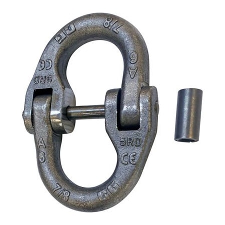 Mazzella Crosby A-336 G63 Chain Connecting Link, Lok-A-Loy 1/4", 3250 LBS WLL 1014397